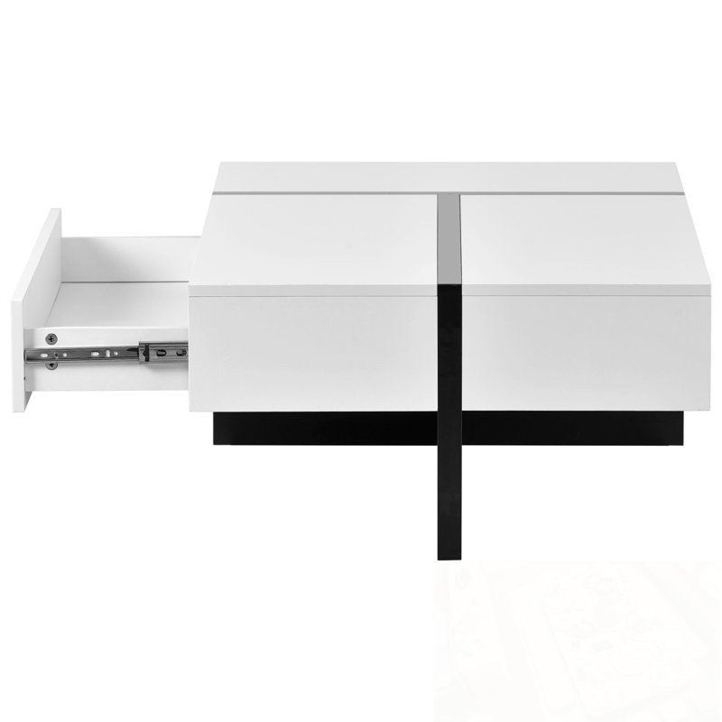 Charest with large Drawer, White