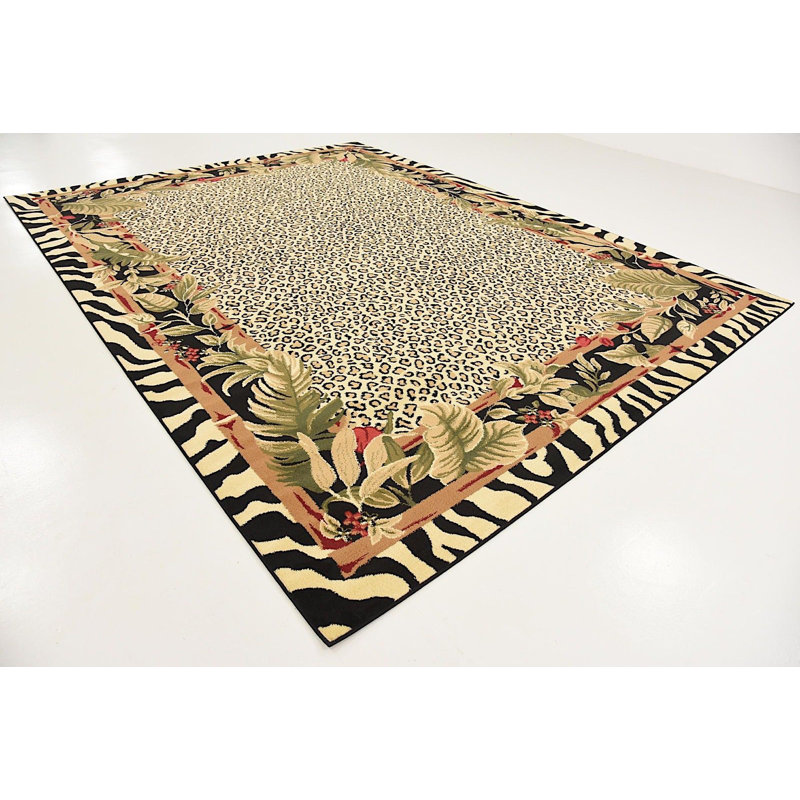 Tapis crème Testerman, Rectangle 9 pi x 12 pi