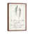 Classic Brown Wood Framed Canvas