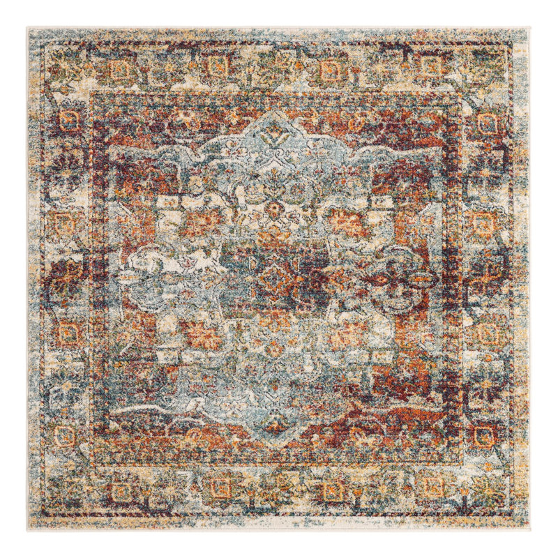 Alresford Oriental Indoor Rug, Square 5'1"