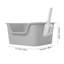 Avidan PP Litter Box with Scoop-1077238182