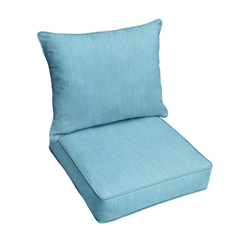 Outdoor 5'' Chair Cushion Seat / Back Cushion, 5" H X 25" W x 25" D