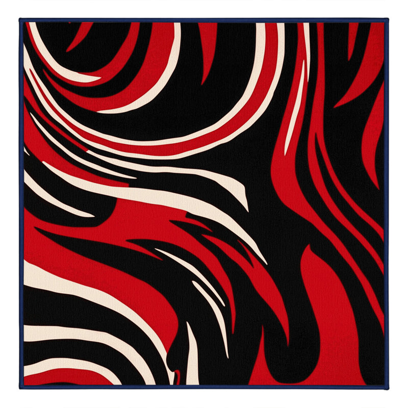 Solar Cinder Rug, Square 7'