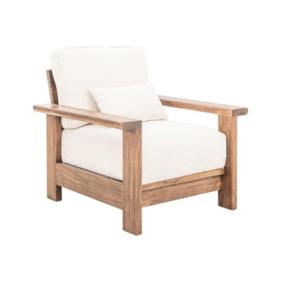 Structure et base en bois, fauteuil