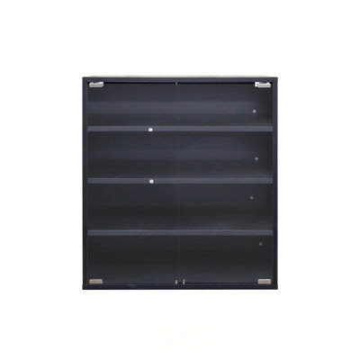 Shoe Box With RGB LED Light, Wooden Stackable Shoe Storage Box With Glass Door, Shoe Storage Bin Shoe Display Case For Sneakers (4 Tier-1), Shoe Storage