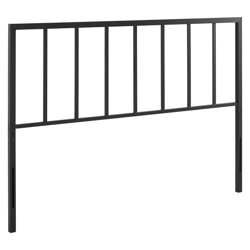 Tatum Metal Headboard, Black, Full
