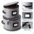 4-Piece Hard Shell Dinnerware Storage Set