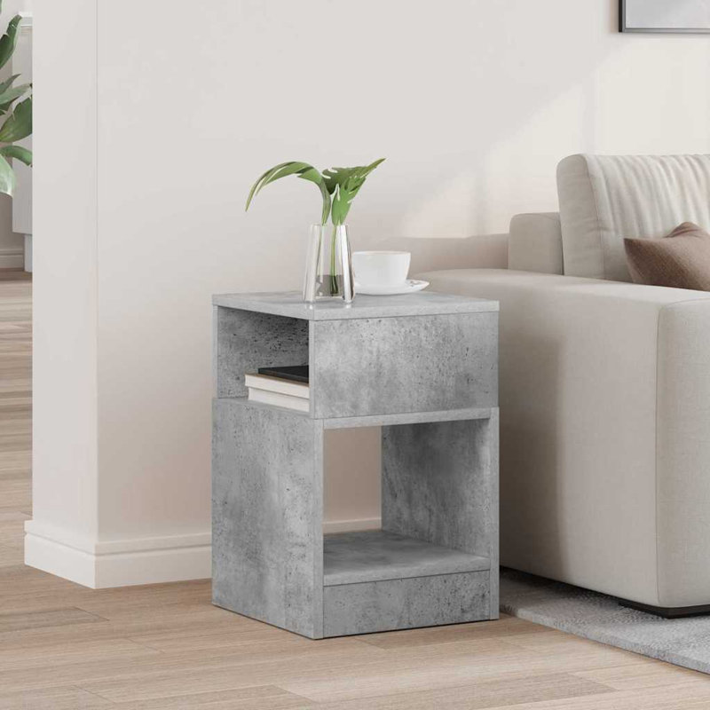 End Table, Concrete Grey