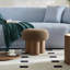 Tabouret champignon, coussin, tuyau en tonneau en bois (seulement repose-pieds)-747384025-747384029