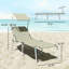 Chaise de bronzage pliante pour patio, chaise longue d'extérieur