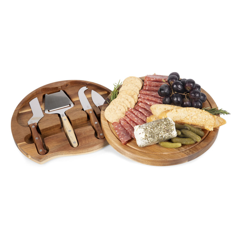 Ensemble de plateau de service et outils Acacia Circo