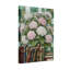 Plantes et fleurs Motif de fleurs et de livres en verre coloré-1738960225