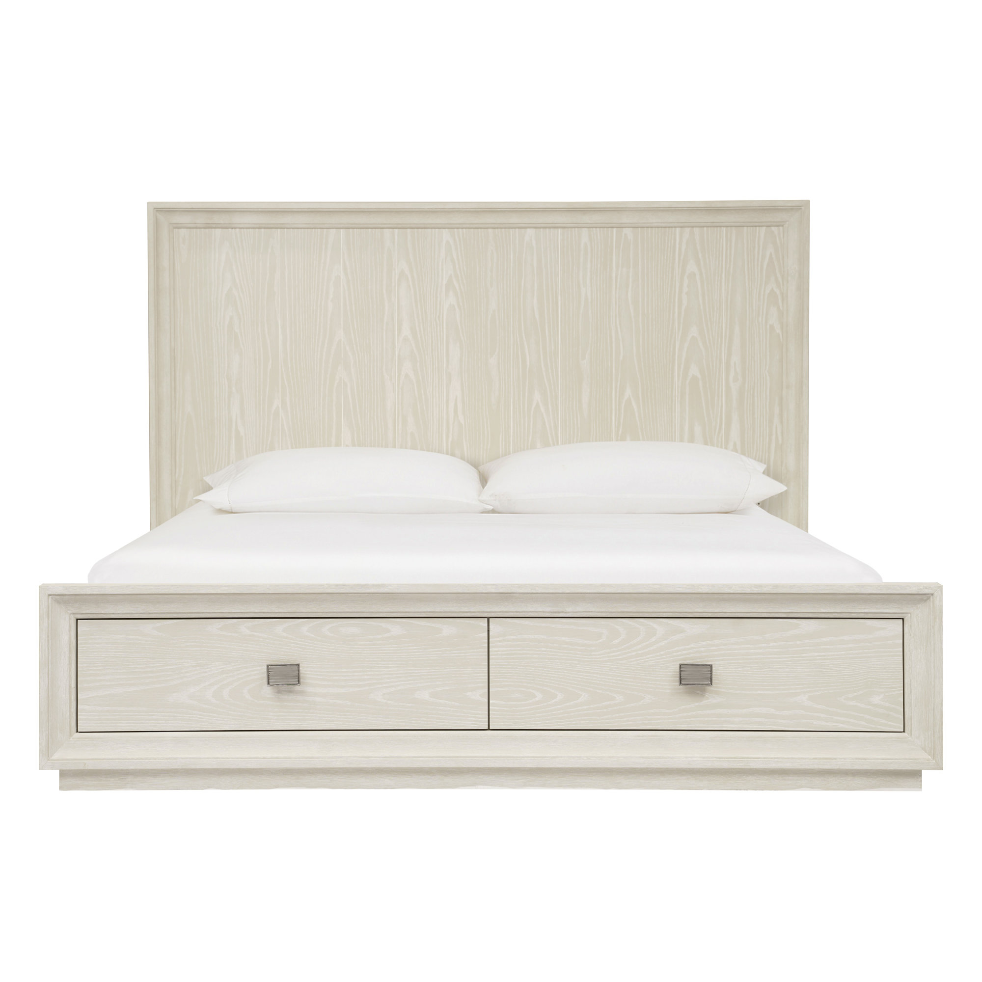 Oakes Solid Wood Panel Storage Bed, California King