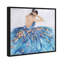 Bleu et festif - Peinture sur papier-72478873-106006870