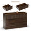 Commode cannelée à 7 tiroirs pour chambre à coucher, commode de chambre à coucher de l 50 po, rangement pour commode haute moderne,-1099314003