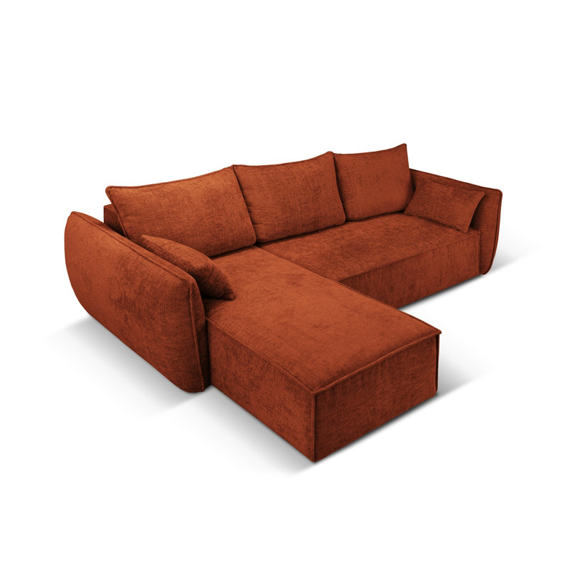 Blessington 4 Seater Sofa Bed, Left Hand Facing, Brown