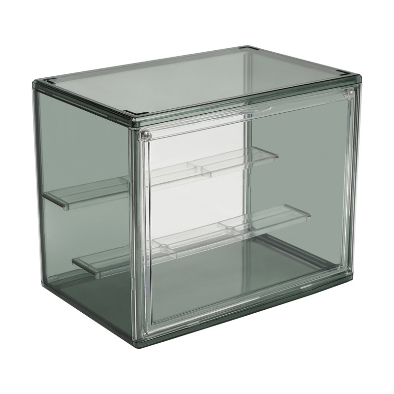8.27'' H X 10.63'' W  Plastic Display Case, Green/Transparent
