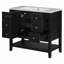 Meuble-lavabo 36 po avec lavabo en céramique-575231309
