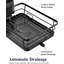 Égouttoir à vaisselle en acier inoxydable pour évier de cuisine - Égouttoir de comptoir peu encombrant avec porte-couverts et égouttoir, l 12 po x L 15,5 po-128550868