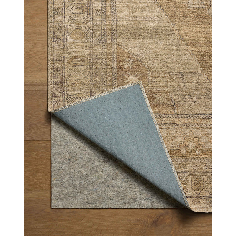 Amber Lewis x Loloi Cambria Taupe / Antique Bronze Area Rug, Rectangle 10' x 14'