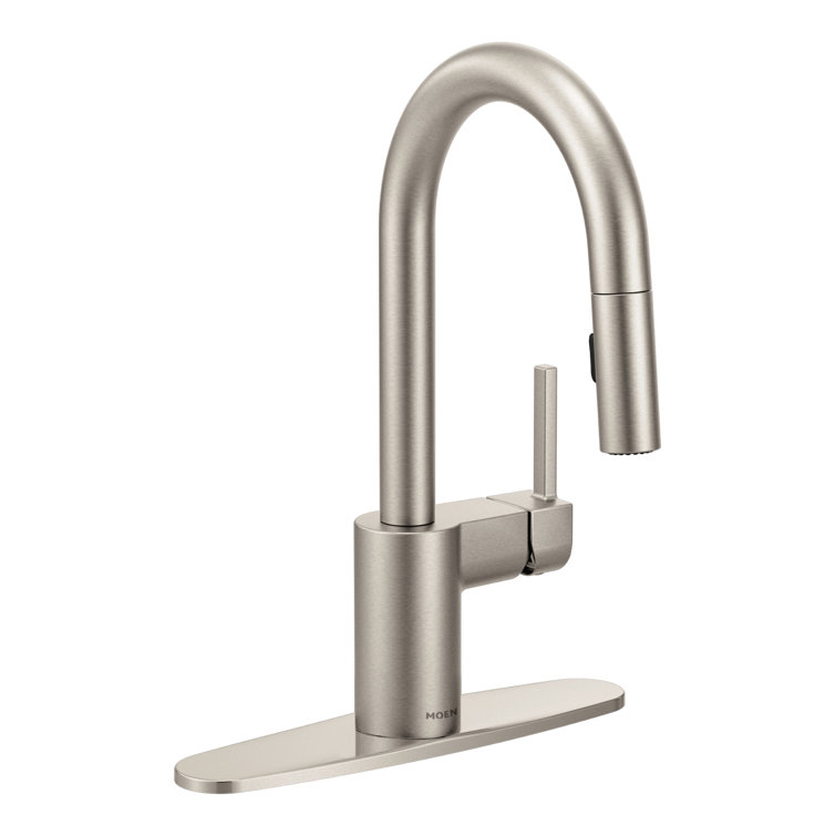 Moen 5965SRS Moen Align One-Handle Pulldown Bar Faucet with Power Clean featuring Reflex