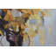 Hand -painted leaf garment acrylic painting