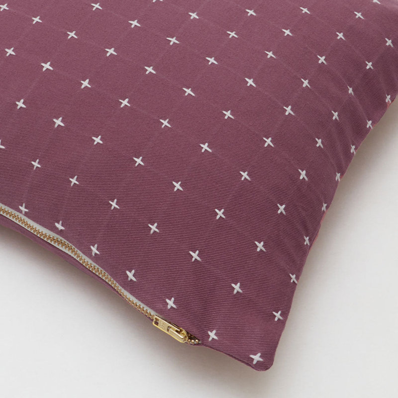 Square Pillow Cover & Insert, Pine, 12" H x 16" W