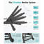 Méridiennes de patio réglables, chaise de piscine mobile moderne Hdpe
