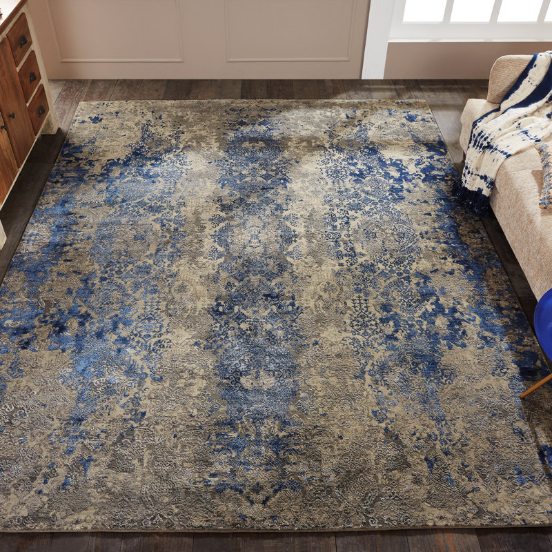 Hand Knotted Area Rug, Rectangle 12' x 15'
