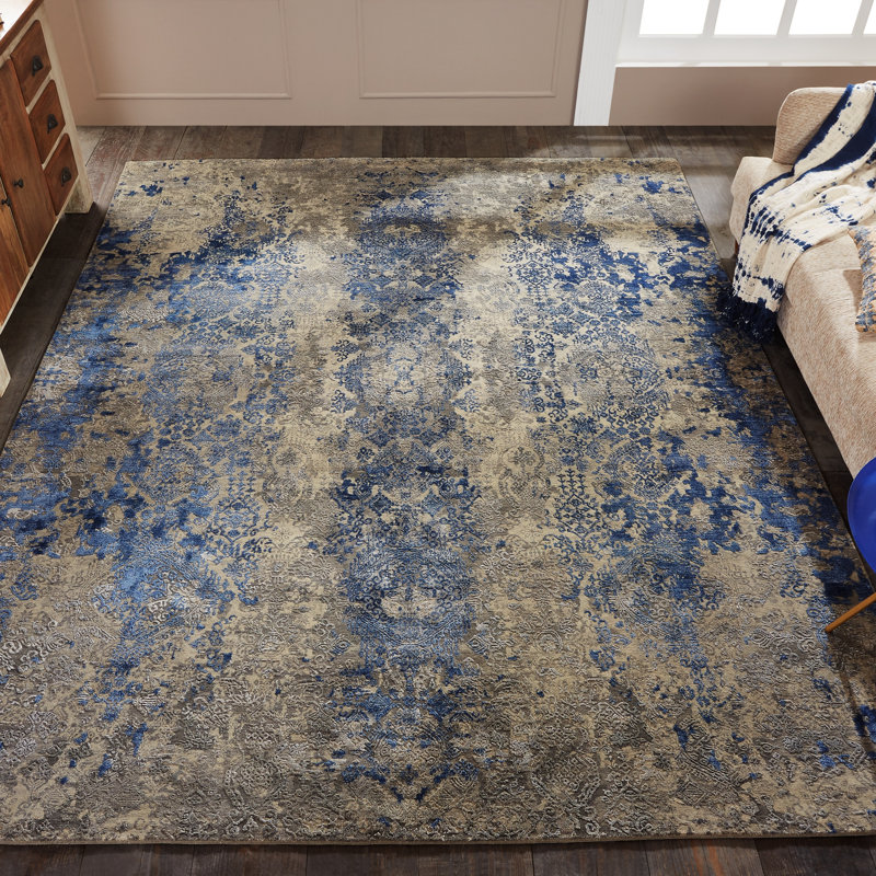 Handmade Shag Wool Area Rug, Rectangle 3' x 5'