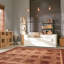 Tapis taupe unique en laine noué à la main 7 pi 6 po x 9 pi 7 po New Age Oconto