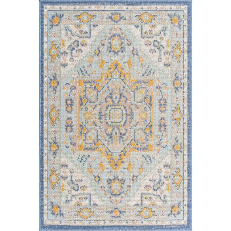 Matthei Oriental Indoor Rug, Rectangle 2'2" x 3'