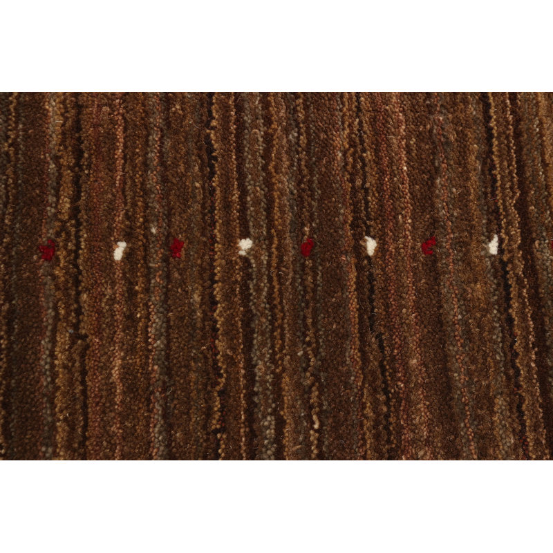 Kashkuli Gabbeh Brown Rug 5'0" x 7'9"