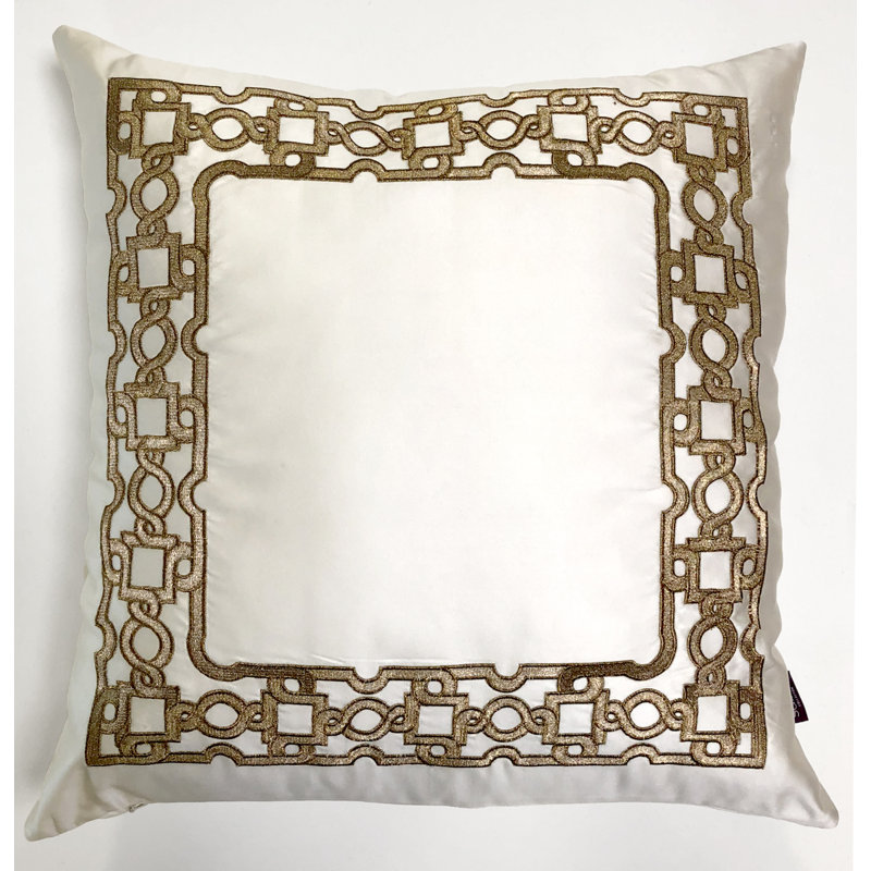 Collett Embroidered Throw Pillow