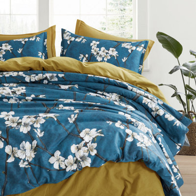Sateen Floral Duvet Cover