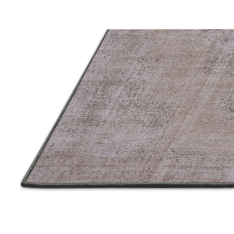 Tapis oriental gris Rowena, Rectangle 5 pi x 7 pi