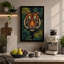 Tiger in the Jungle Tropical - Wrapped Canvas-753654237-753654239