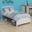 Lit plateforme simple avec rangement Terion