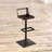 Flagler Swivel Adjustable Height Counter Stool with Metal Frame-19515780