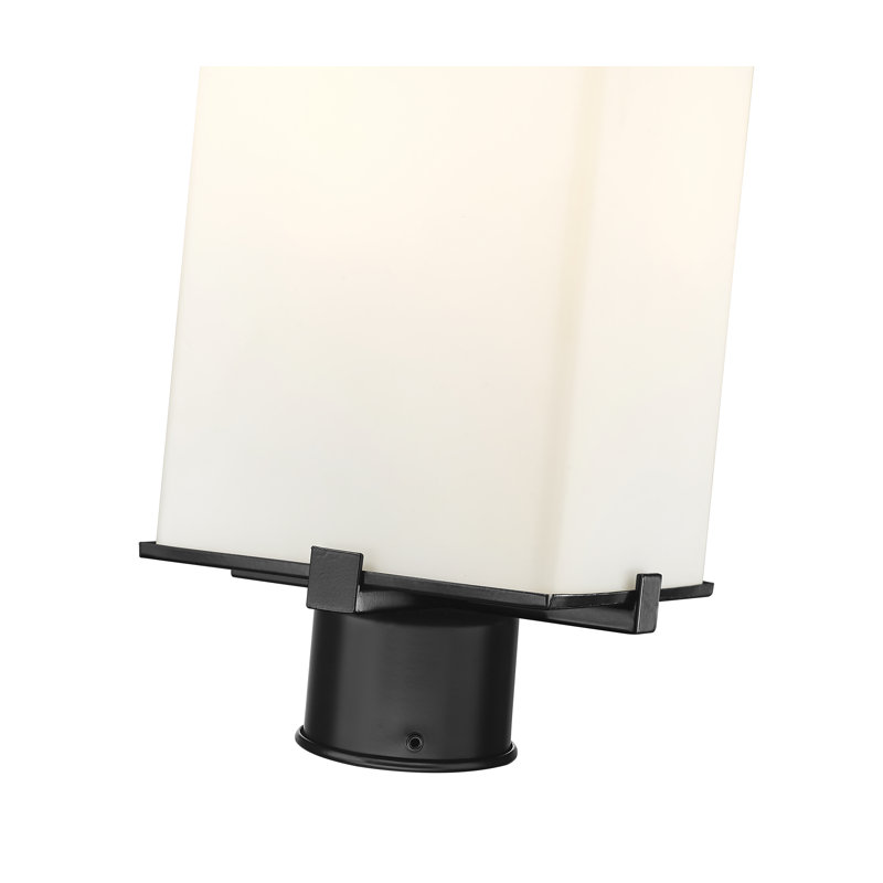 Luminaire d'extérieur à 2 lumières Ahmauri, H 20,25 po x l 7 po x P 7 po