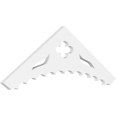 Wellington Signature Urethane Gable Pediment, Primed Tan