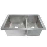 Cocina 33" L x 21" W Double Basin Undermount Kitchen Sink
