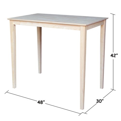 International Concepts Solid Wood Dining Table & Reviews | Wayfair