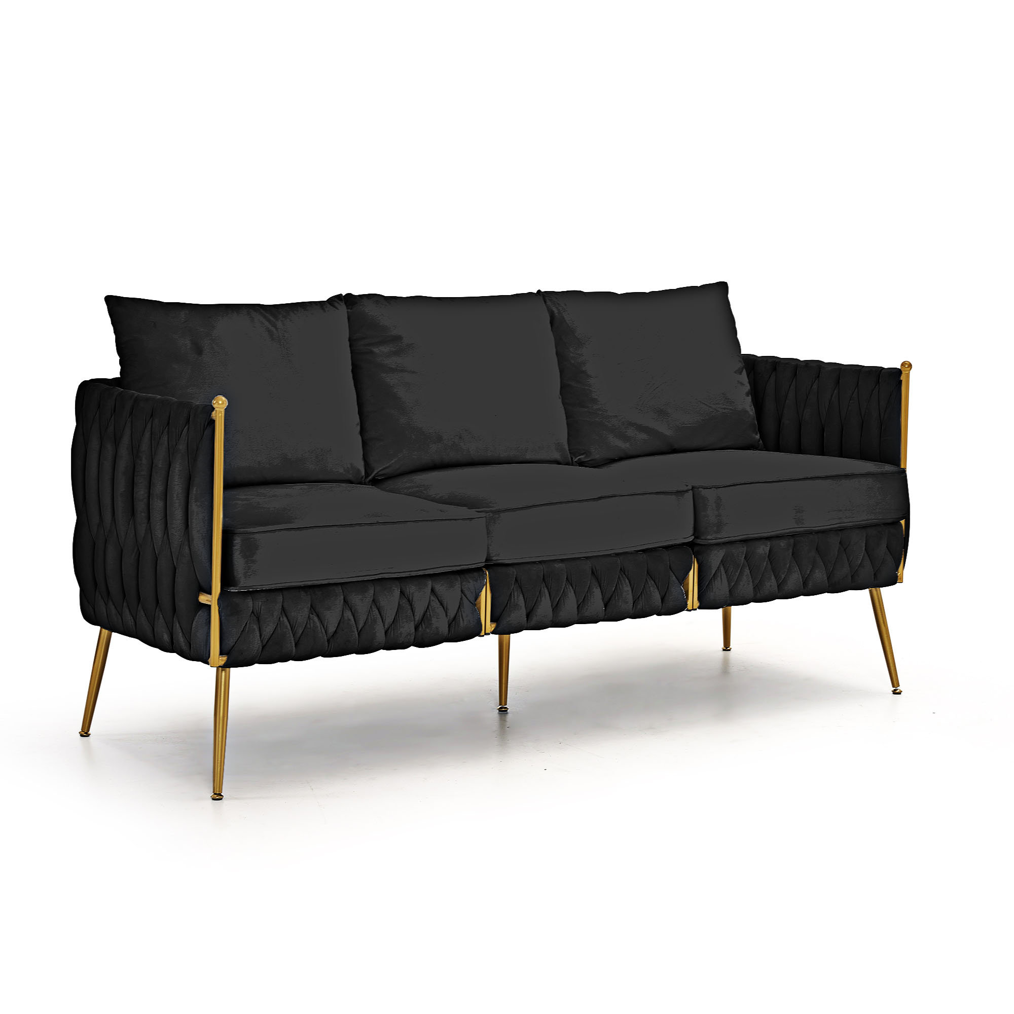 Mercer41 Jacorrian 68.11'' Velvet Sofa | Wayfair