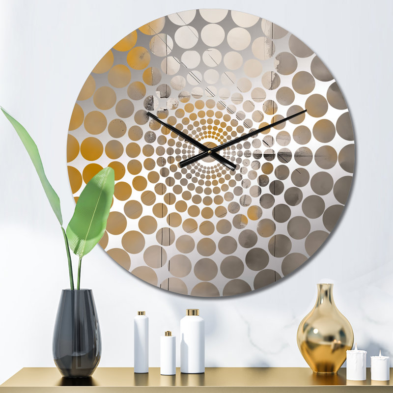 Horloge murale Auzhane - Minimalisme abstrait, Petit