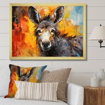 " Gray Donkey Gentle Companion Collage "