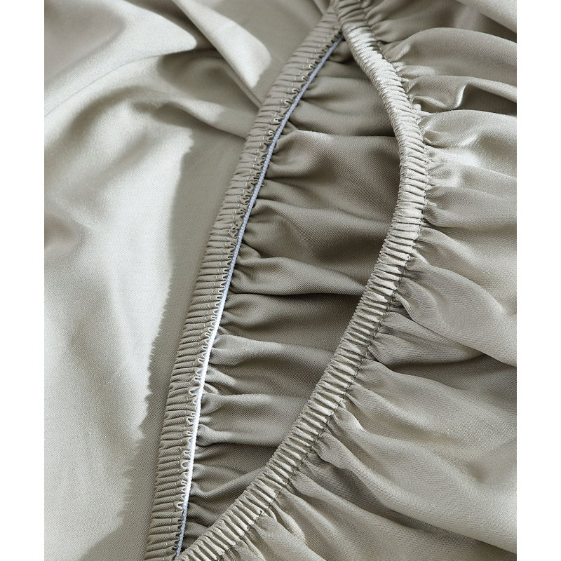 Natural Premium Bamboo Machine Woven Fitted Sheet, King / Cal King Fitted Sheet, Boulder