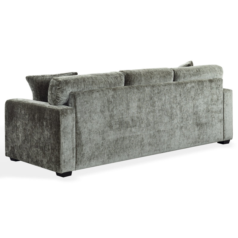Canapé 3 places Vasquez Chenille, Dark Green