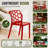 Jakubowski Dynamic Modern Plastic Dining Side Chair with Honeycomb Design-124818732-13704660