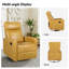 Fauteuil inclinable standard pivotant en cuir véritable de 27,16 po de largeur Rillie-85369597